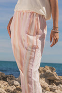 PINK STRIPES FEM JOGGER LONG