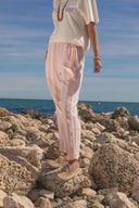 PINK STRIPES FEM JOGGER LONG