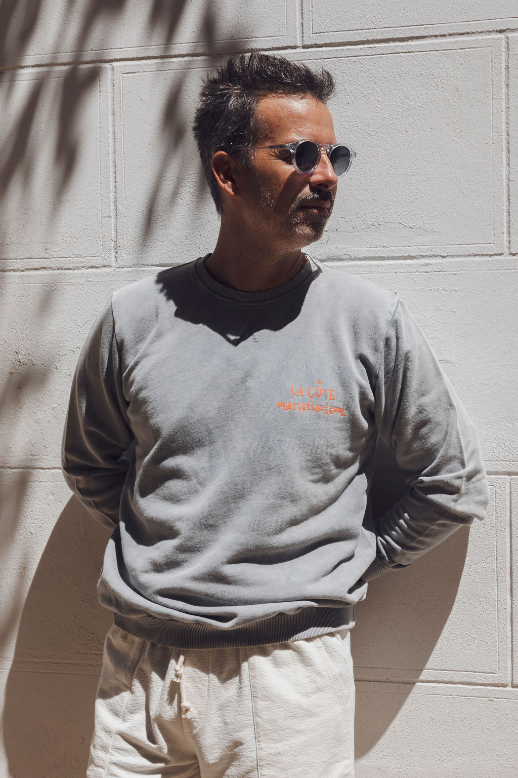 LIGHT GREY LA CÔTE SWEATSHIRT