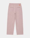 OFFWHITE/BURGUNDY STRIPES JOGGER LONG