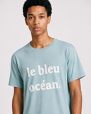 AQUA/OFFWHITE PLAIN LBO T-SHIRT