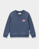 WASHED NAVY SAMMY KIDS SWEATSHIRT