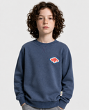 WASHED NAVY SAMMY KIDS SWEATSHIRT