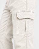 OFFWHITE CORDUROY CARGO TROUSERS