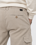 TOASTED CORDUROY CARGO TROUSERS