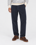 NAVY CORDUROY TROUSERS