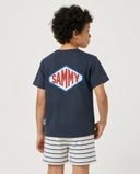 WASHED NAVY SAMMY KIDS LEVEL T-SHIRT