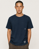 DEEP NAVY BASIC FLAMÉ T-SHIRT