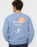 LIGHT BLUE PLAYA CHICA SWEATSHIRT