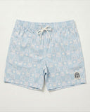 LIGHT BLUE/OFFWHITE JAGUAR SAM BOARDSHORT