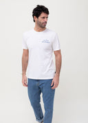 OFFWHITE/ROYAL BLUE LA CÔTE T-SHIRT