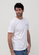 OFFWHITE/ROYAL BLUE LA CÔTE T-SHIRT