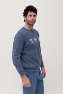 WASHED NAVY SEA SWEATSHIRT