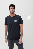 NEW BLACK BONSOIR MONSIEUR T-SHIRT