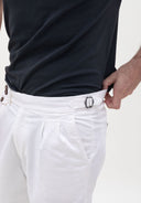 WHITE DOVER MONSIEUR TROUSERS