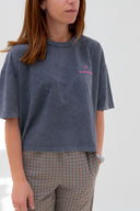 ASPHALT LOVE MADEMOISELLE CROPPED FEM T-SHIRT