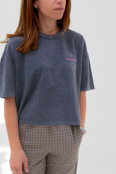 ASPHALT LOVE MADEMOISELLE CROPPED FEM T-SHIRT