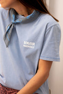 TWILIGHT BLUE BONJOUR MADEMOISELLE REGULAR FEM T-SHIRT