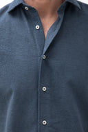 ASPHALT KNIT CORDUROY SHIRT