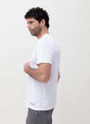 WHITE MONSIEUR LEVEL T-SHIRT