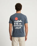 WASHED NAVY ÉTÉ MÉDITERRANÉE T-SHIRT