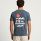 WASHED NAVY ÉTÉ MÉDITERRANÉE T-SHIRT
