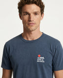 WASHED NAVY ÉTÉ MÉDITERRANÉE T-SHIRT