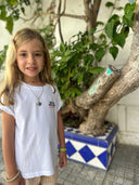 WHITE BORN IN THE SOUTH KIDS T-SHIRT