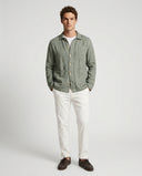 KAKI LINEN WORKER JACKET