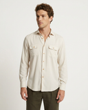 LATTE SILK TECH OVERSHIRT