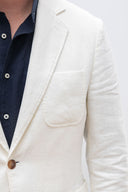 OFFWHITE LINEN BLAZER