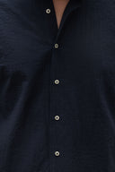 NAVY MAO SHIRT