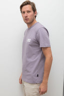 NEW PURPLE BONSOIR MONSIEUR T-SHIRT