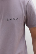 NEW PURPLE LA VIE EN MER T-SHIRT