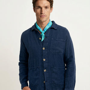 MARINE LINEN WORKER JACKET