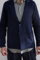 NAVY LAPEL JACKET
