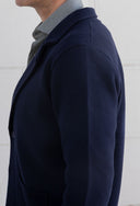 NAVY LAPEL JACKET