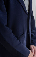 NAVY LAPEL JACKET