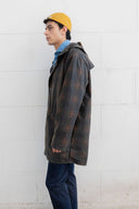 CHECKED RAINCOAT