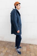 NAVY RAINCOAT