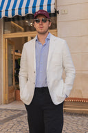 OFFWHITE LINEN BLAZER