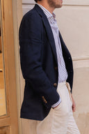 MARINE LINEN BLAZER