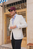 OFFWHITE LINEN BLAZER