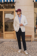 OFFWHITE LINEN BLAZER