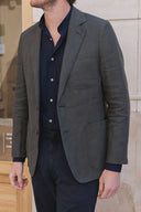 KAKI LINEN BLAZER