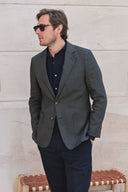 KAKI LINEN BLAZER