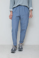 BLUE STRIPES FEM JOGGER LONG