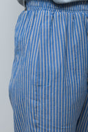 BLUE STRIPES FEM JOGGER LONG