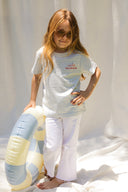 OFFWHITE/LIGHT BLUE STRIPES LA CÔTE SAMMY KIDS T-SHIRT