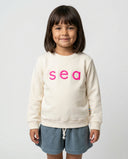 OFFWHITE PINK SEA KIDS SWEATSHIRT